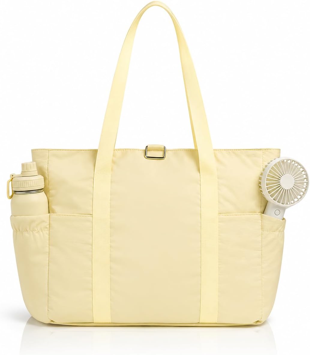 Travel Bags for Women, 26L Capacity Travel Bag, Small Zipper Tote Bag for Work Every Day, Lightweight Shoulder Handbag Hospital Overnight Weekender Bag Travel Essentials