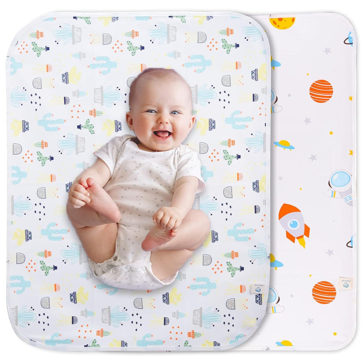 Baby Changing Pad 3Pack, Waterproof & Portable Large Diaper Mat for Toddler