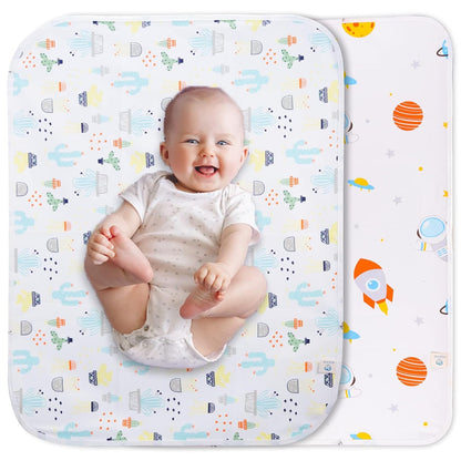 Baby Changing Pad 3Pack, Waterproof & Portable Large Diaper Mat for Toddler