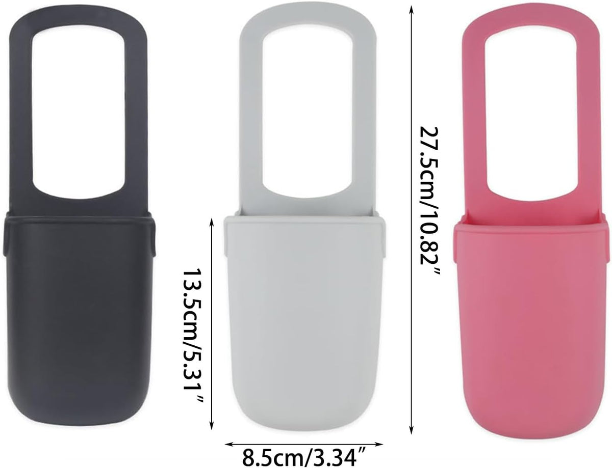 Universal Stroller Cup Holder Bottle Holder Silicone Phone Holder Organizer for Stroller Bike Treadmill Walker Boats Silicone