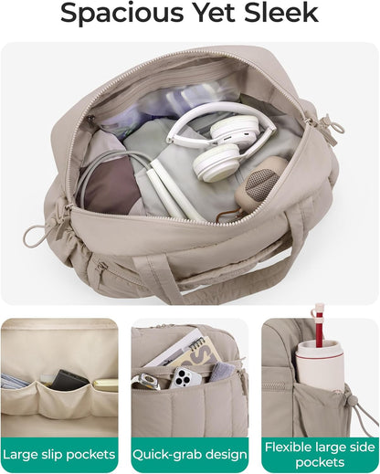 Duffle Bag for Travel, Gym Bag for Women, Weekender Carry on