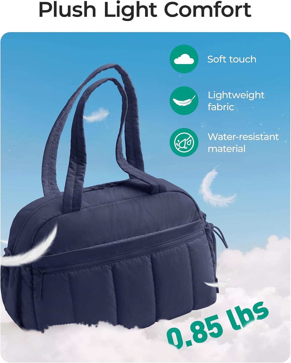 Duffle Bag for Travel, Gym Bag for Women, Weekender Carry on