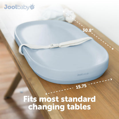 Waterproof Baby Changing Pad - Easy to Clean, Lightweight & Portable - Large Foam Cushion for Comfort (Sage)