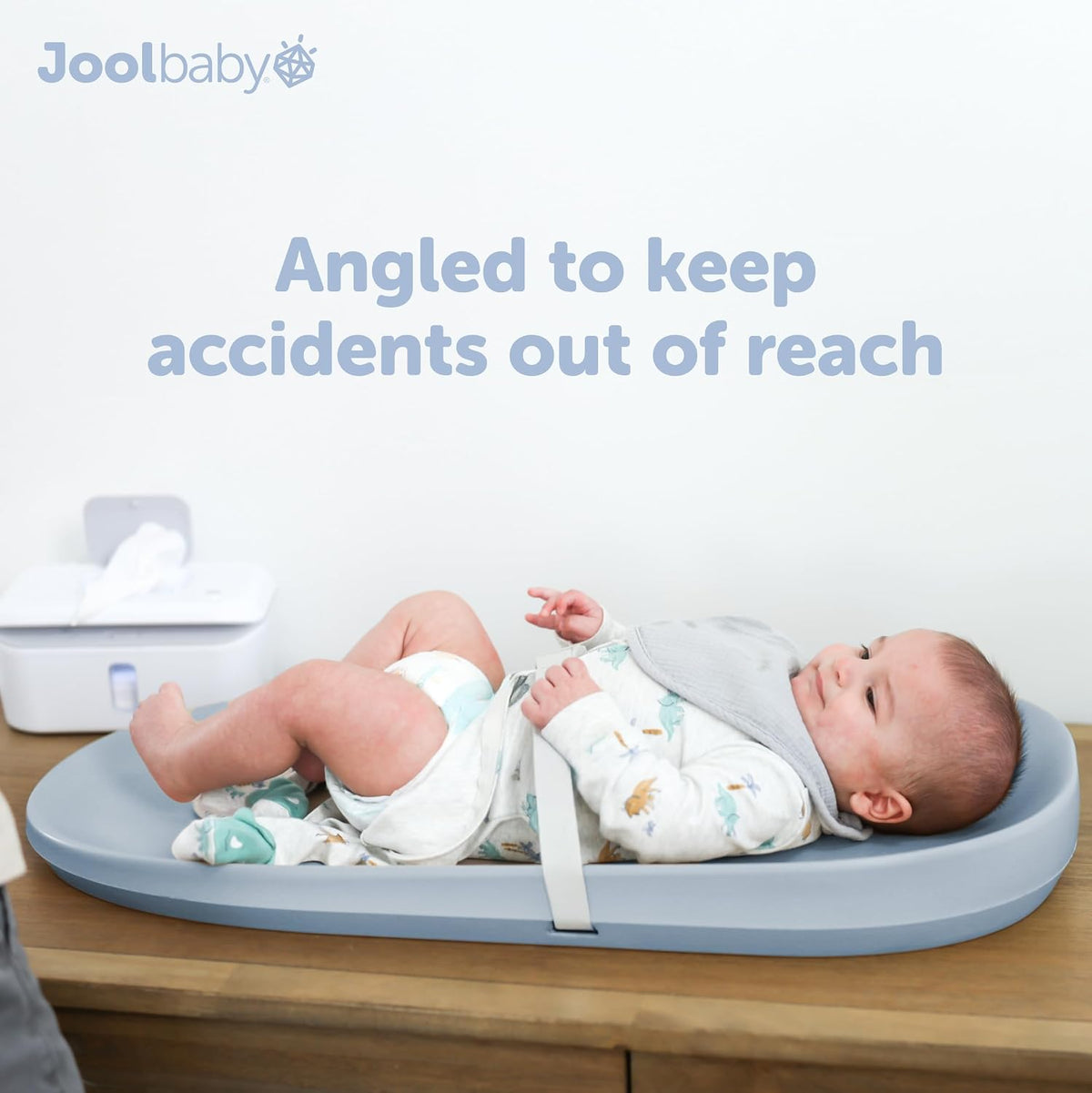 Waterproof Baby Changing Pad - Easy to Clean, Lightweight & Portable - Large Foam Cushion for Comfort (Sage)