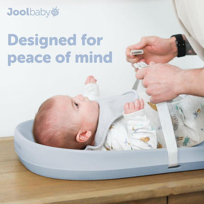 Waterproof Baby Changing Pad - Easy to Clean, Lightweight & Portable - Large Foam Cushion for Comfort (Sage)