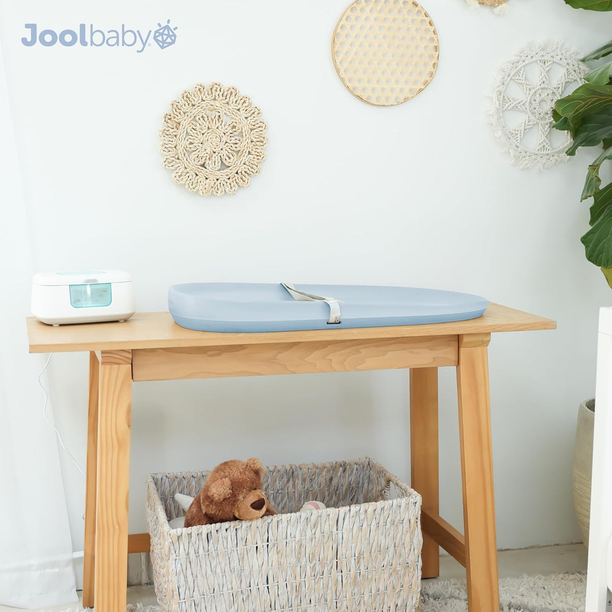 Waterproof Baby Changing Pad - Easy to Clean, Lightweight & Portable - Large Foam Cushion for Comfort (Sage)