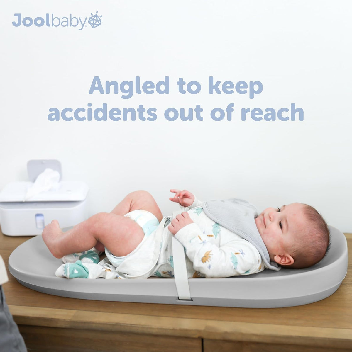 Waterproof Baby Changing Pad - Easy to Clean, Lightweight & Portable - Large Foam Cushion for Comfort (Sage)
