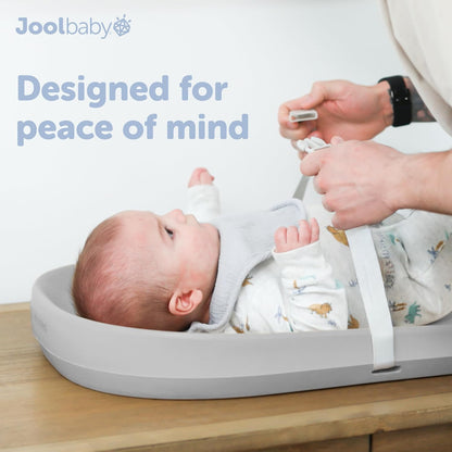 Waterproof Baby Changing Pad - Easy to Clean, Lightweight & Portable - Large Foam Cushion for Comfort (Sage)