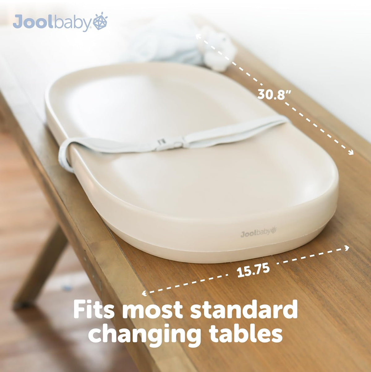 Waterproof Baby Changing Pad - Easy to Clean, Lightweight & Portable - Large Foam Cushion for Comfort (Sage)