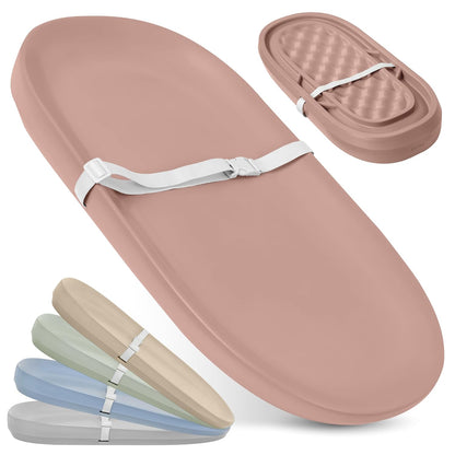Waterproof Baby Changing Pad - Easy to Clean, Lightweight & Portable - Large Foam Cushion for Comfort (Sage)