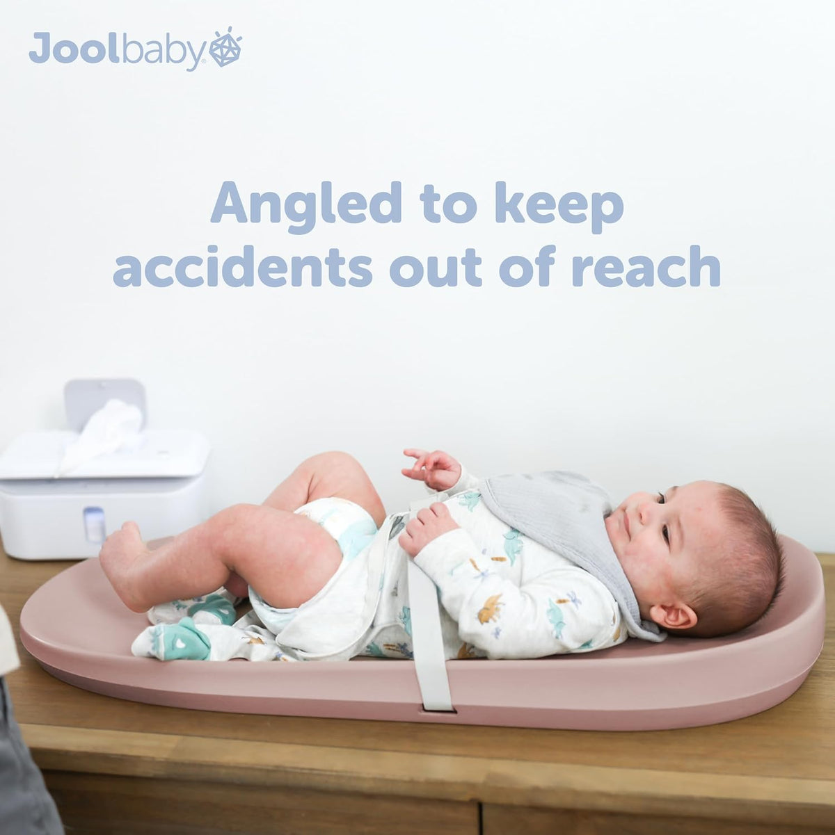 Waterproof Baby Changing Pad - Easy to Clean, Lightweight & Portable - Large Foam Cushion for Comfort (Sage)