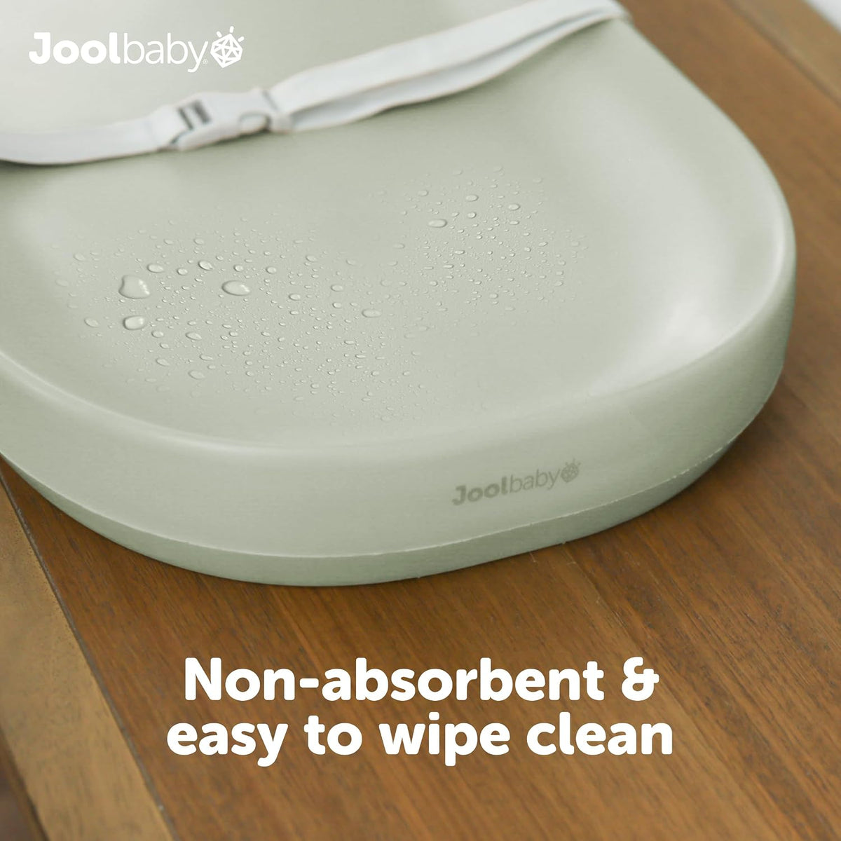 Waterproof Baby Changing Pad - Easy to Clean, Lightweight & Portable - Large Foam Cushion for Comfort (Sage)