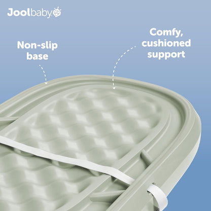 Waterproof Baby Changing Pad - Easy to Clean, Lightweight & Portable - Large Foam Cushion for Comfort (Sage)