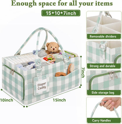 Baby Diaper Organizer for Changing Table