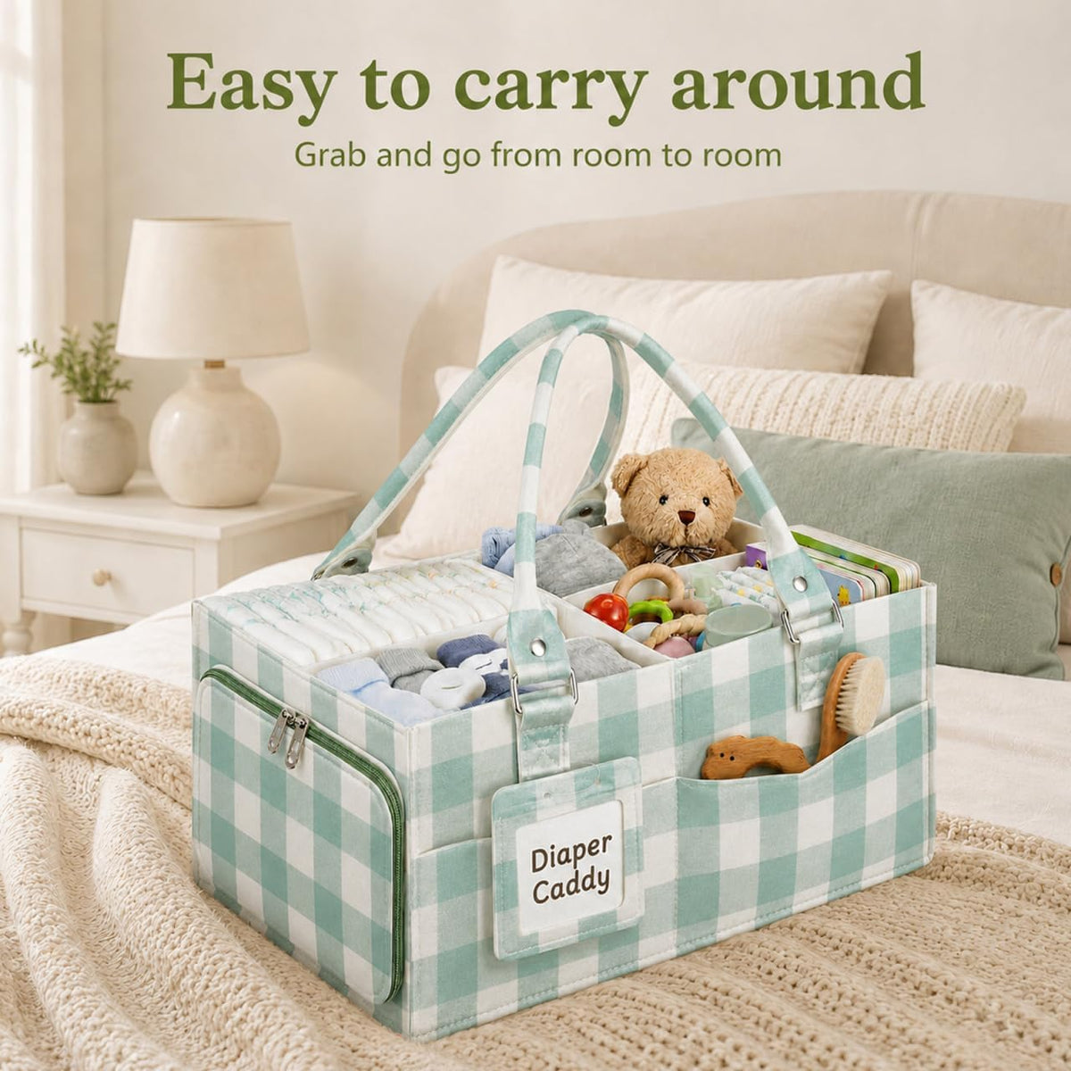 Baby Diaper Organizer for Changing Table