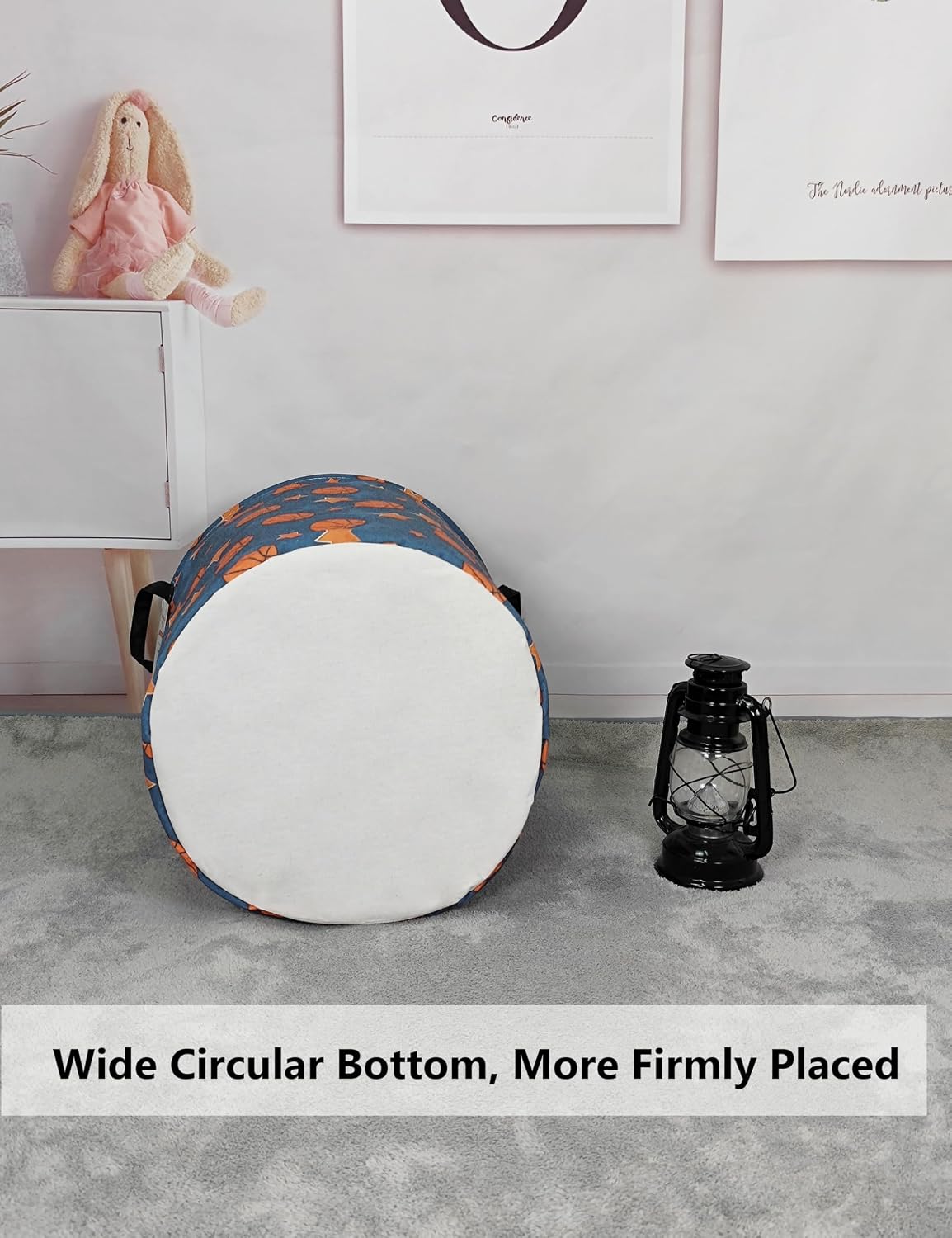Foldable Waterproof Round Fabric Laundry Basket Home, Toys