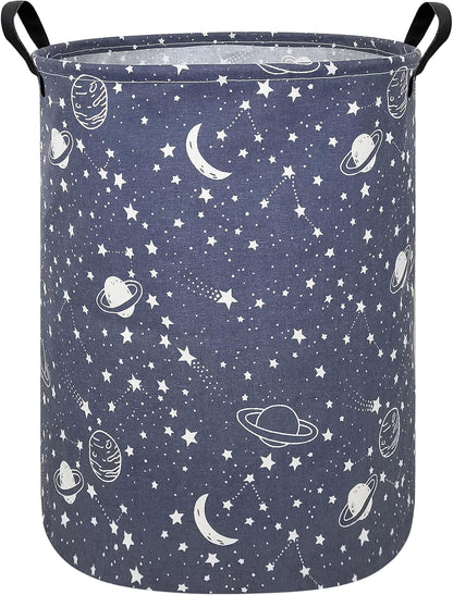 Foldable Waterproof Round Fabric Laundry Basket Home, Toys