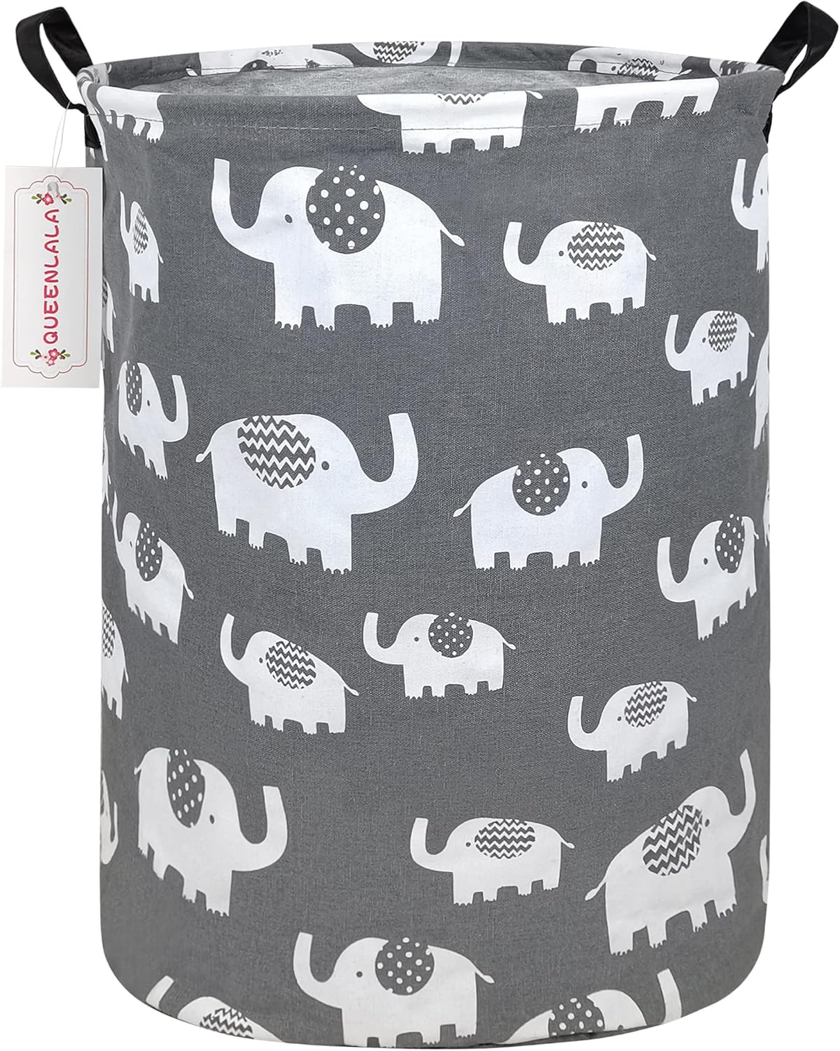 Foldable Waterproof Round Fabric Laundry Basket Home, Toys