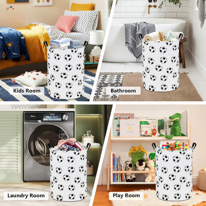 Foldable Waterproof Round Fabric Laundry Basket Home, Toys