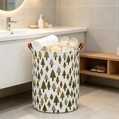 Foldable Waterproof Round Fabric Laundry Basket Home, Toys