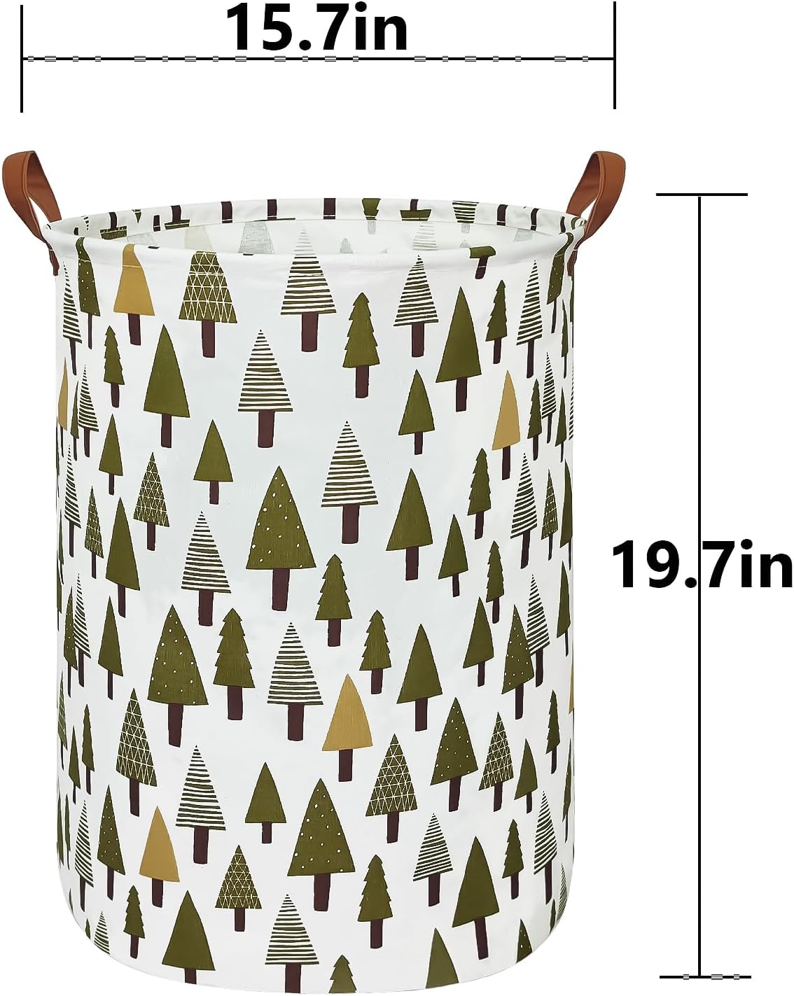 Foldable Waterproof Round Fabric Laundry Basket Home, Toys