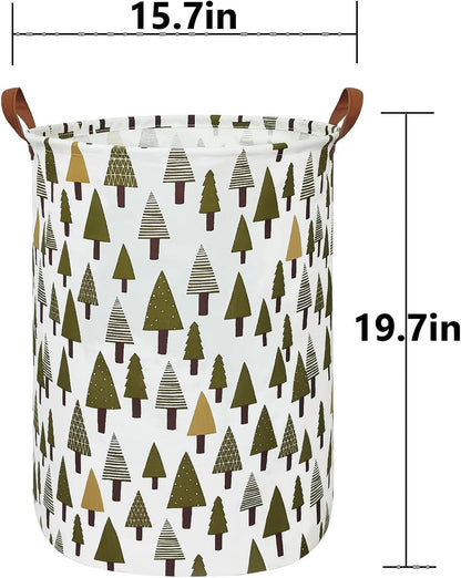 Foldable Waterproof Round Fabric Laundry Basket Home, Toys