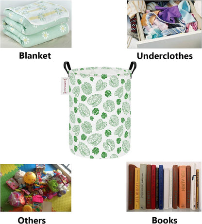 Foldable Waterproof Round Fabric Laundry Basket Home, Toys