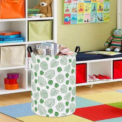 Foldable Waterproof Round Fabric Laundry Basket Home, Toys