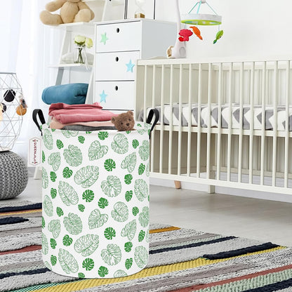Foldable Waterproof Round Fabric Laundry Basket Home, Toys