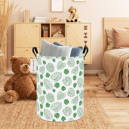 Foldable Waterproof Round Fabric Laundry Basket Home, Toys