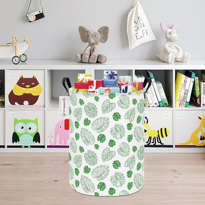 Foldable Waterproof Round Fabric Laundry Basket Home, Toys
