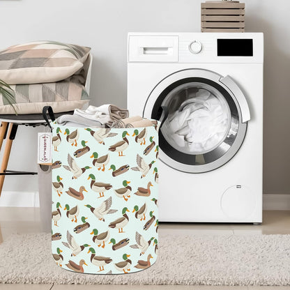Foldable Waterproof Round Fabric Laundry Basket Home, Toys