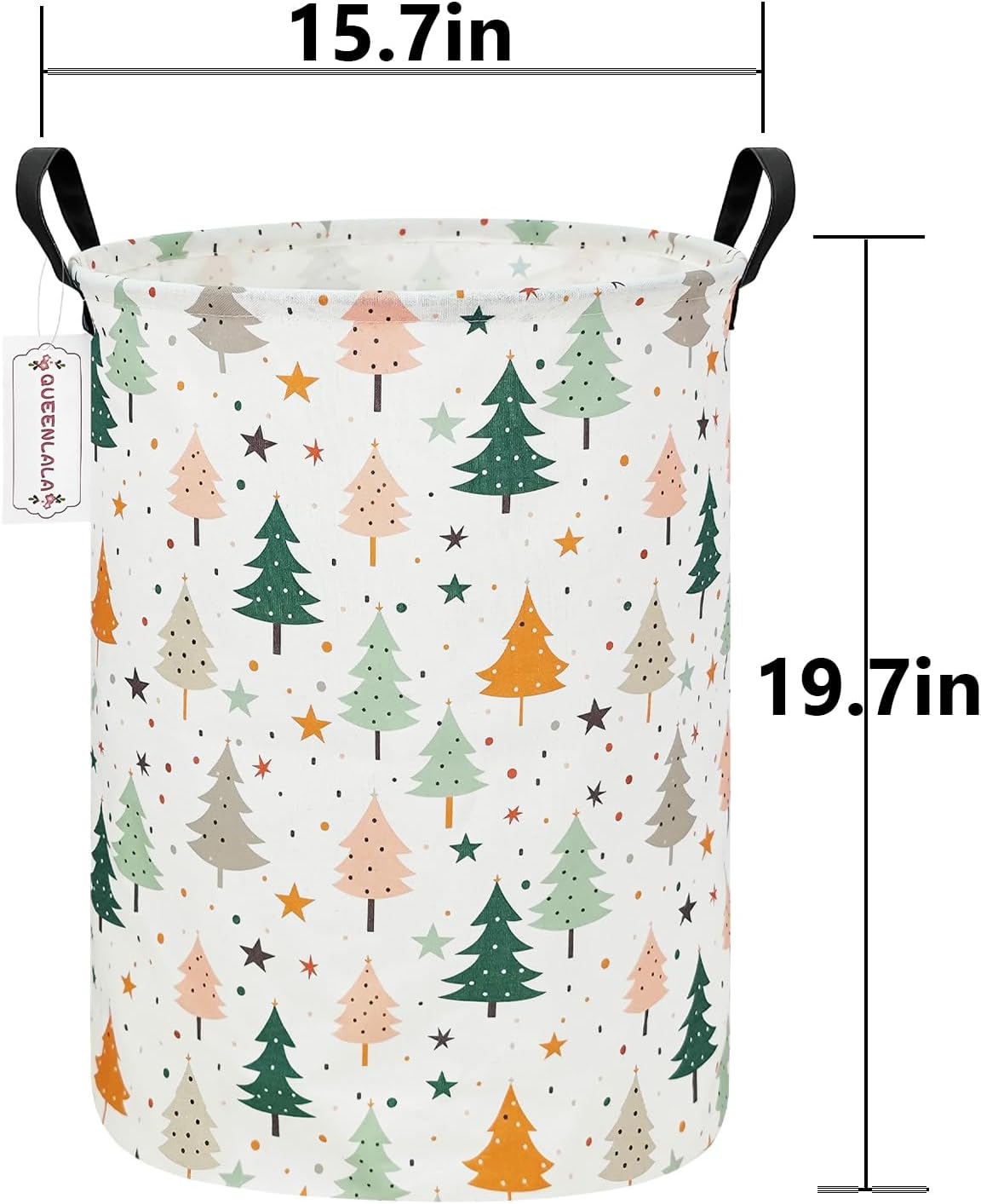 Foldable Waterproof Round Fabric Laundry Basket Home, Toys