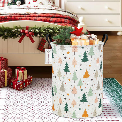 Foldable Waterproof Round Fabric Laundry Basket Home, Toys