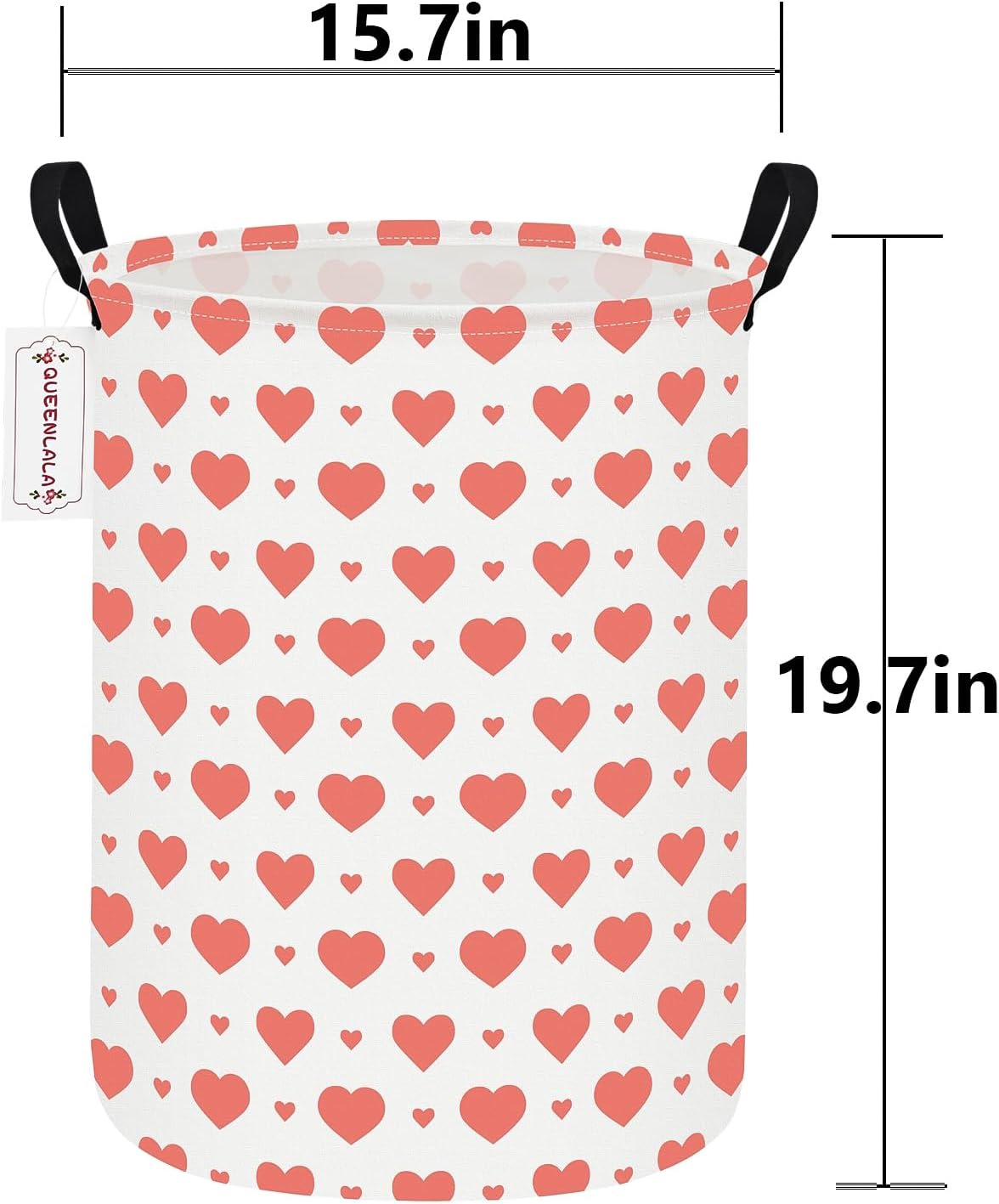 Foldable Waterproof Round Fabric Laundry Basket Home, Toys