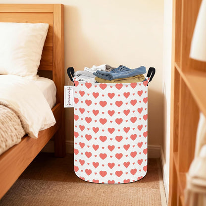 Foldable Waterproof Round Fabric Laundry Basket Home, Toys