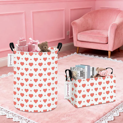 Foldable Waterproof Round Fabric Laundry Basket Home, Toys