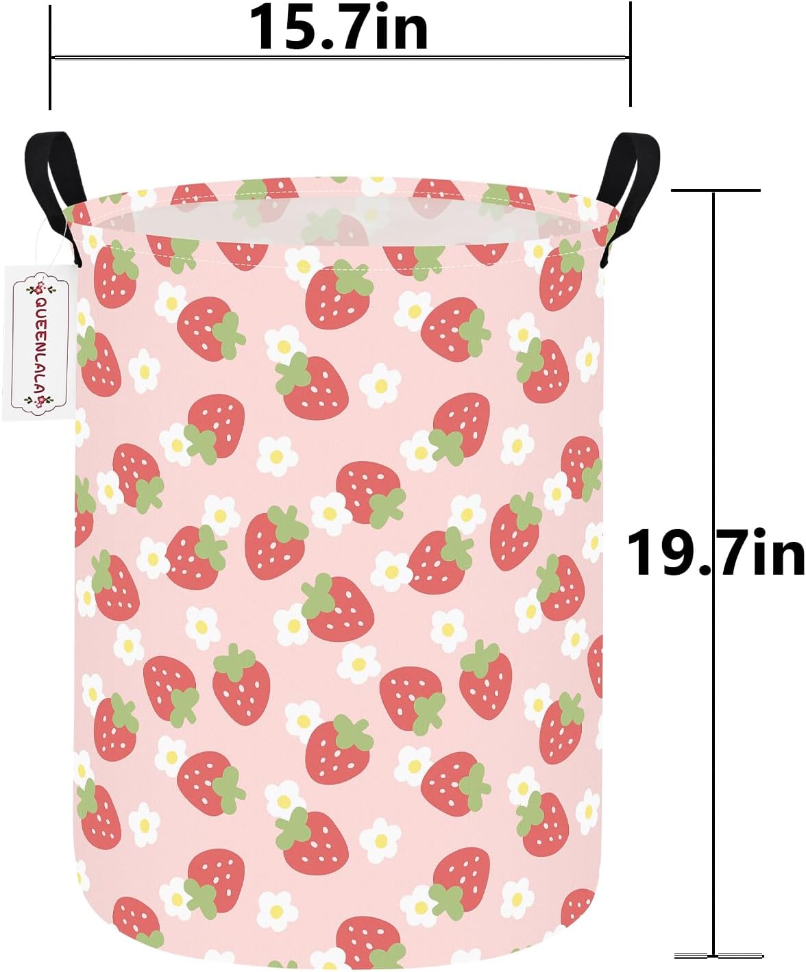Foldable Waterproof Round Fabric Laundry Basket Home, Toys