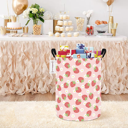 Foldable Waterproof Round Fabric Laundry Basket Home, Toys