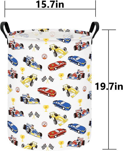 Foldable Waterproof Round Fabric Laundry Basket Home, Toys