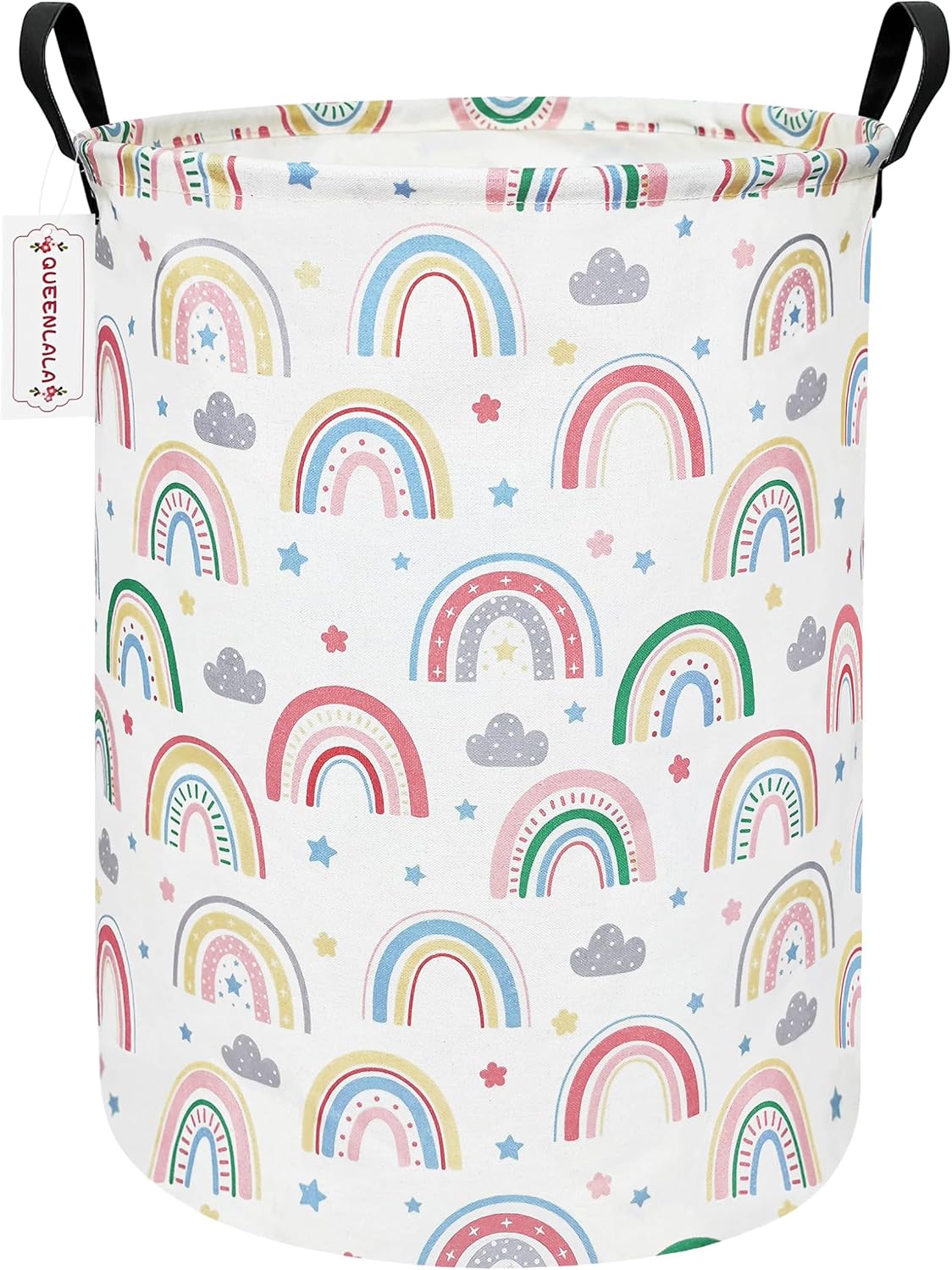 Foldable Waterproof Round Fabric Laundry Basket Home, Toys