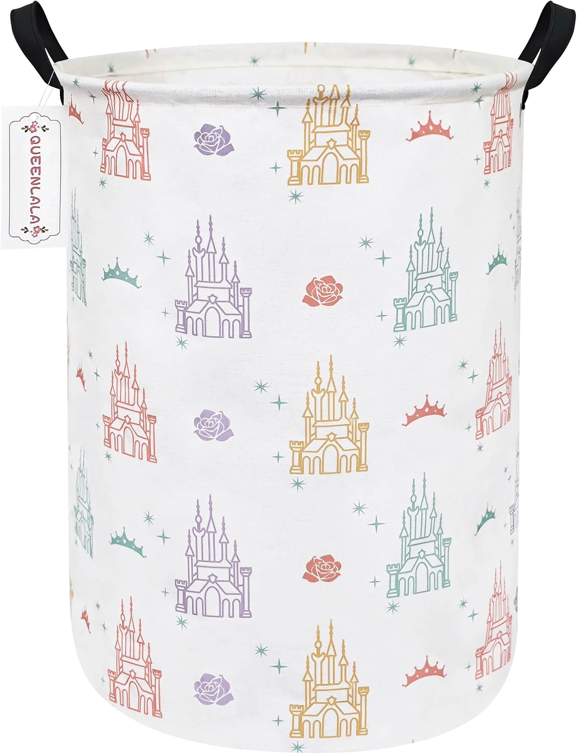 Foldable Waterproof Round Fabric Laundry Basket Home, Toys
