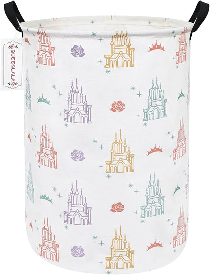 Foldable Waterproof Round Fabric Laundry Basket Home, Toys