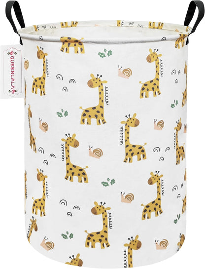 Foldable Waterproof Round Fabric Laundry Basket Home, Toys