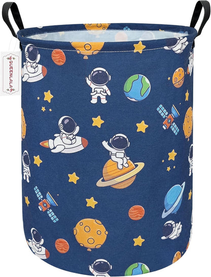 Foldable Waterproof Round Fabric Laundry Basket Home, Toys