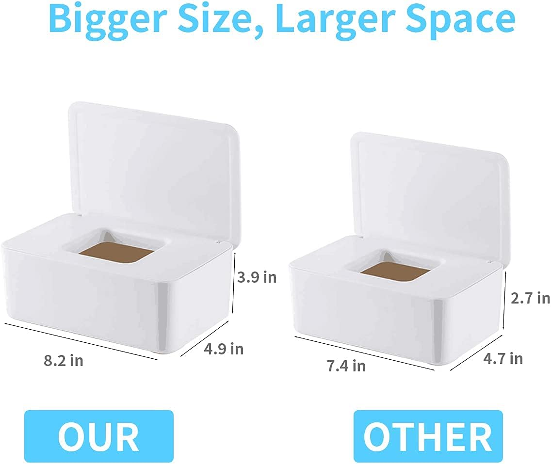 Baby Wipe Dispenser for Bathroom,8.2L x 4.9W x 3.9H inches