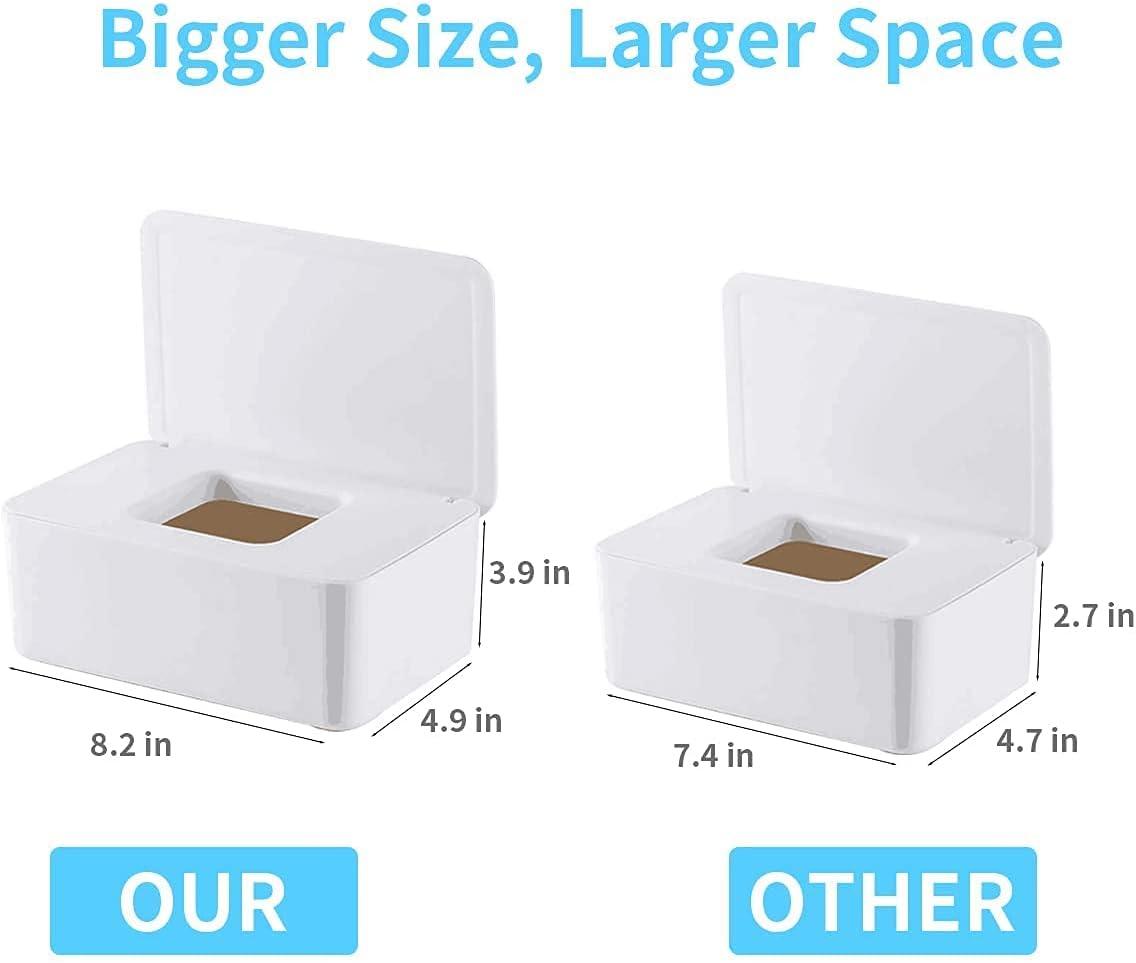 Baby Wipe Dispenser for Bathroom,8.2L x 4.9W x 3.9H inches