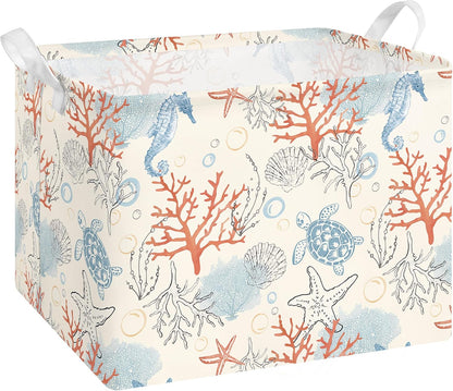 Collapsible Storage Basket Collapsible Fabric Laundry Basket with Handles