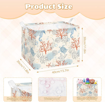 Collapsible Storage Basket Collapsible Fabric Laundry Basket with Handles