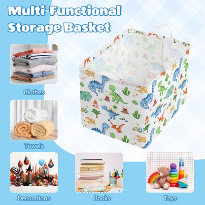Collapsible Storage Basket Collapsible Fabric Laundry Basket with Handles